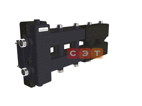 BM- 60-5 DU.EPP (2 вверх G 1", 2 вниз G 1", 1 в сторону G 1", котел G 1 1/4", EPP-термоизоляция)
